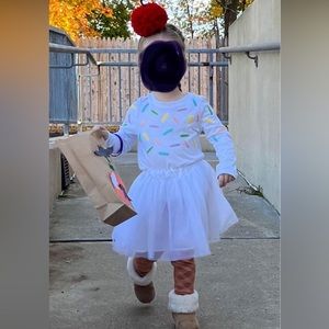 Toddler ice cream cone Halloween costume size 3T